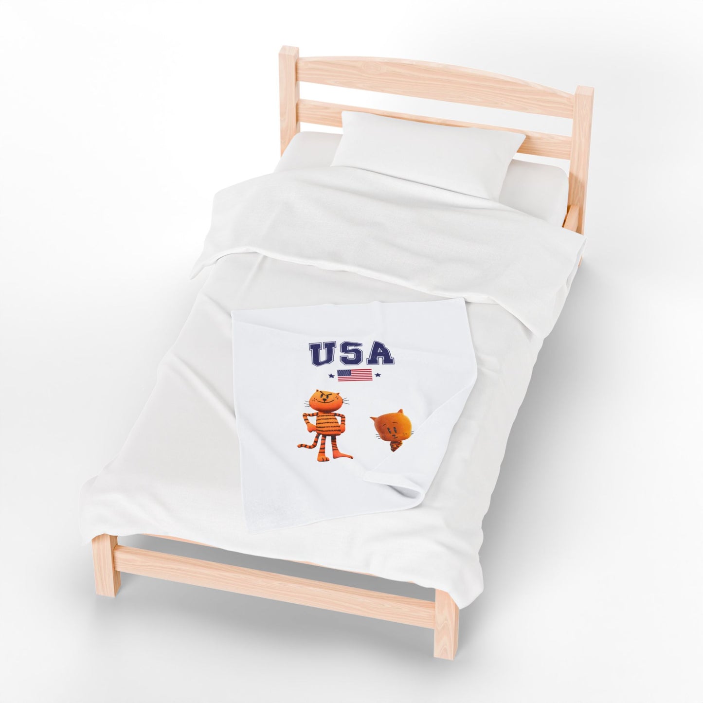 Princess Grace  TEAM USA  Velveteen Plush Blanket