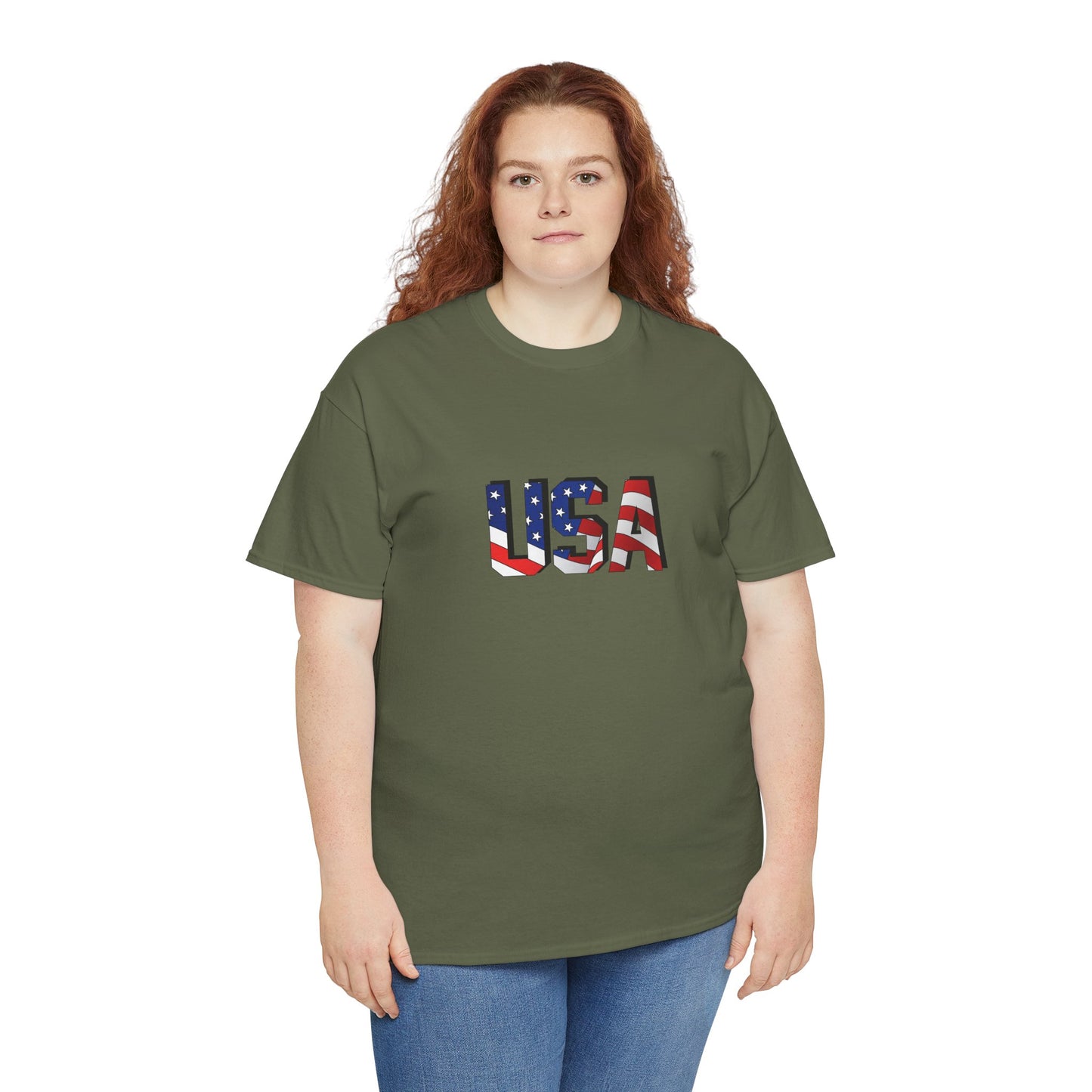 Princess Grace  TEAM USA   Unisex Heavy  Cotton Tee