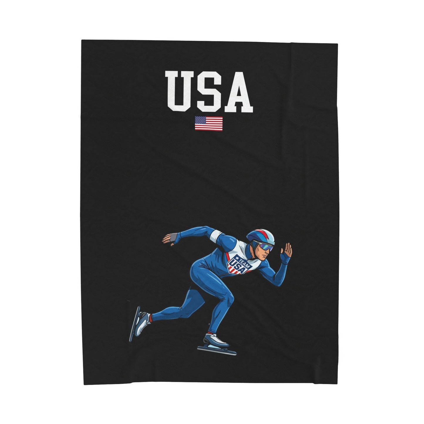 Princess Grace  TEAM USA  Velveteen Plush Blanket