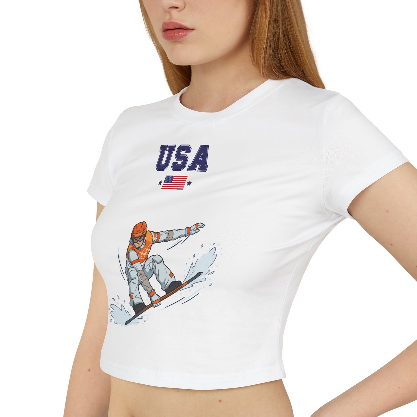 Princess Grace  TEAM USA   Snowboard  Womens  Baby Tee