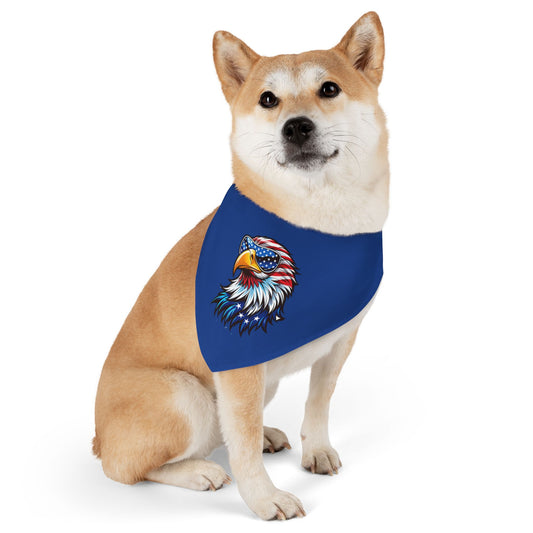 Princess Grace  Patriotic Eagle Pet Bandana Collar for Dogs Perfect for July 4th Celebrations