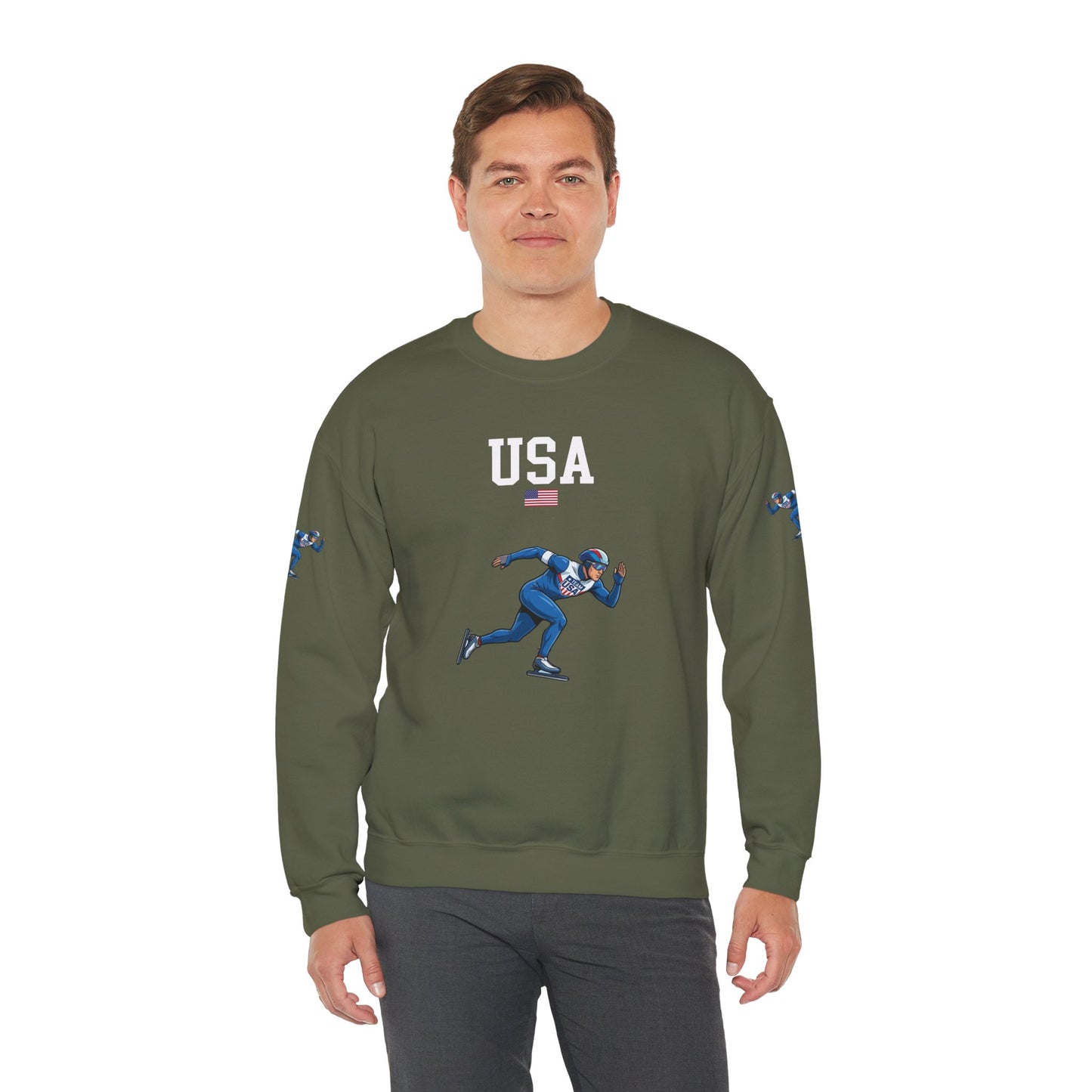Princess Grace  TEAM USA  Unisex Heavy Blend  Crewneck Sweatshirt