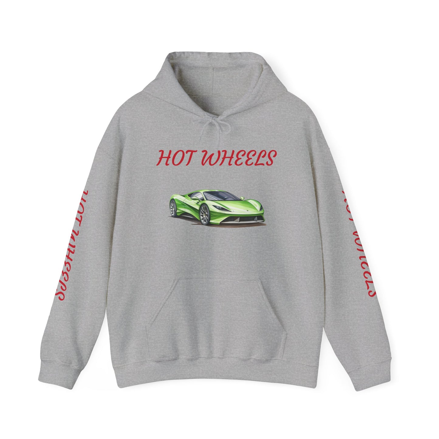 Princess Grace Hot Wheels Unisex Hooded Sweatshirt Vibrant Automotive Design