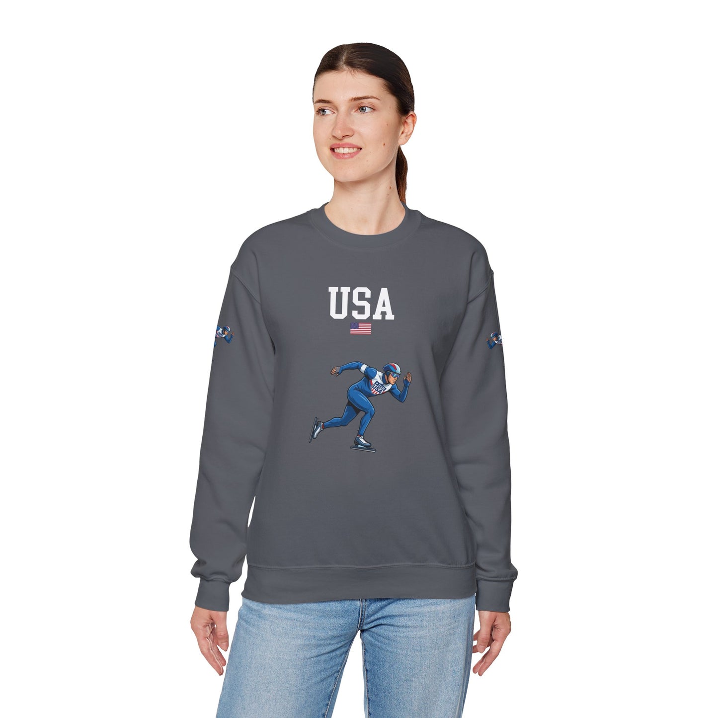 Princess Grace  TEAM USA  Unisex Heavy Blend  Crewneck Sweatshirt
