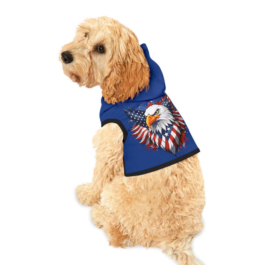 Princess Grace  Patriotic Eagle Pet Hoodie for Dogs USA Theme