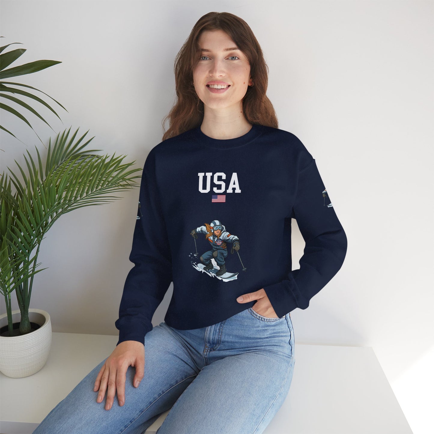 Princess Grace  TEAM USA  Unisex Heavy Blend  Crewneck Sweatshirt