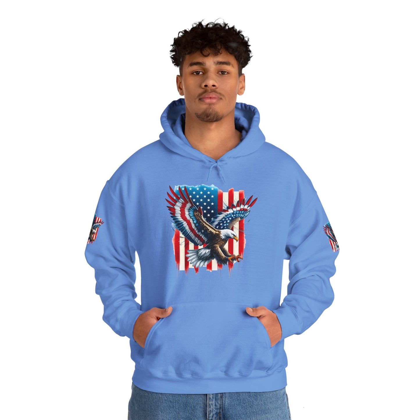 Princess Grace Patriotic Unisex Heavy Blend Hooded Sweatshirt
