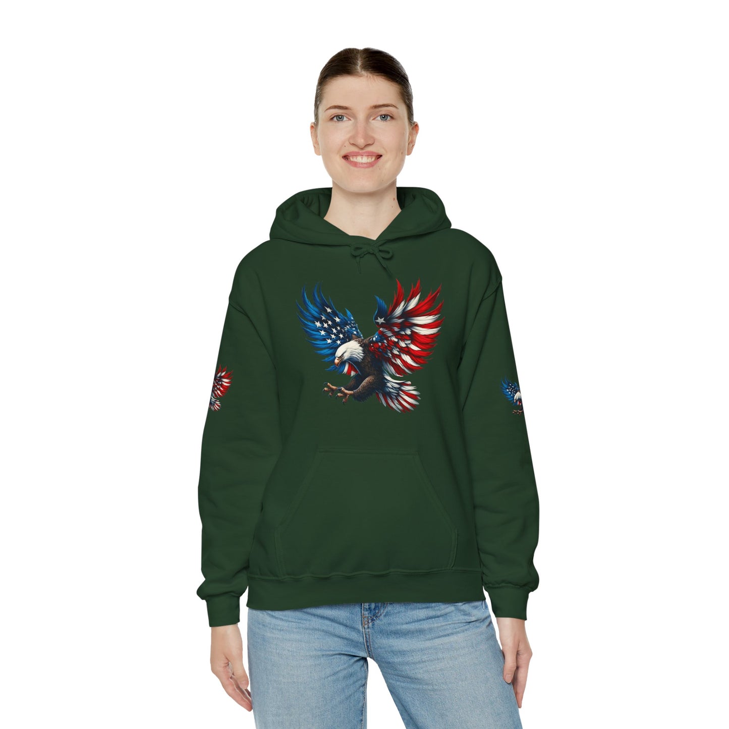 Princess Grace American Eagle Unisex Heavy Blend Hooded Sweatshirt