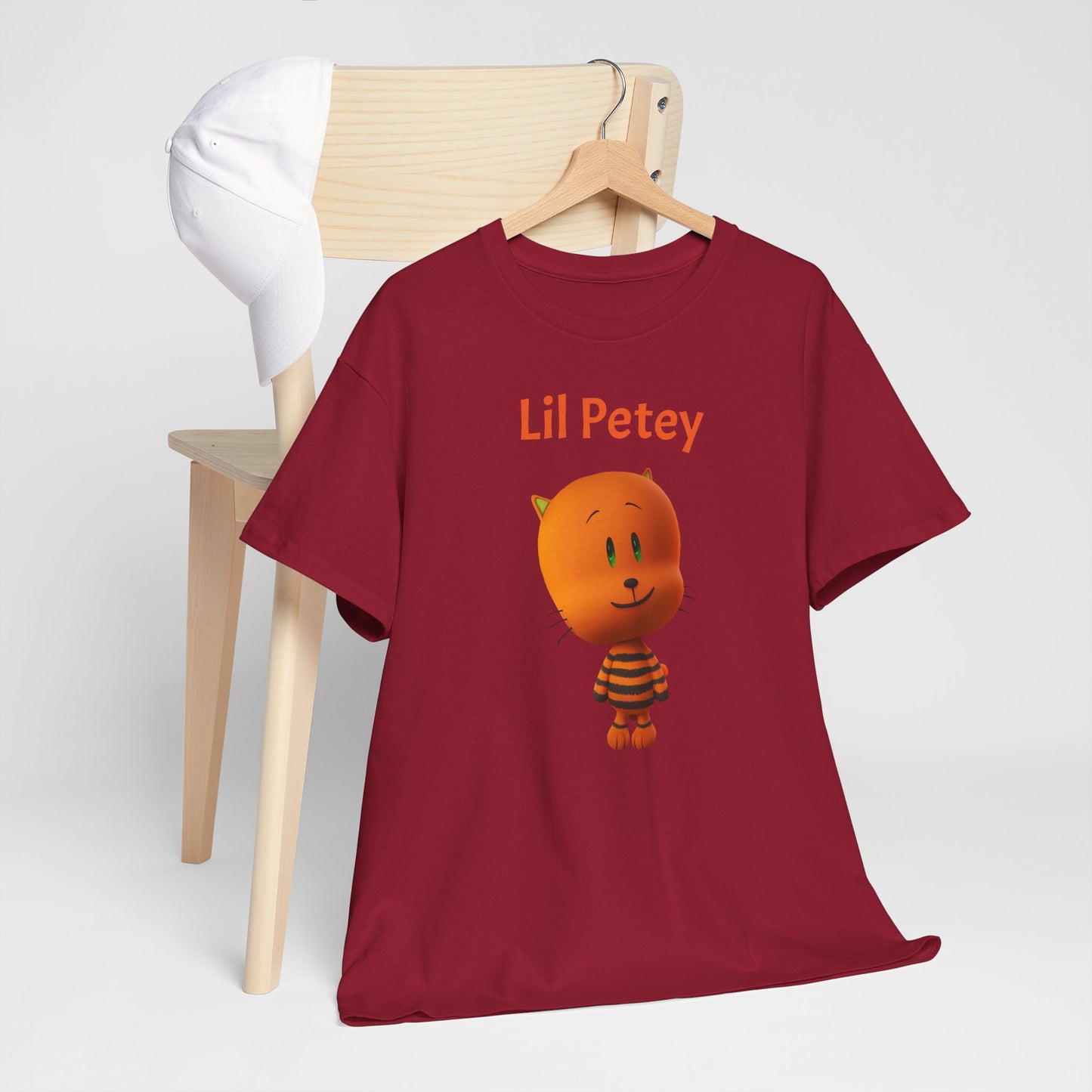 Princess Grace  Lil Petey Unisex Heavy Cotton Tee  Fun & Playful Cartoon T-Shirt for Kids and Adults
