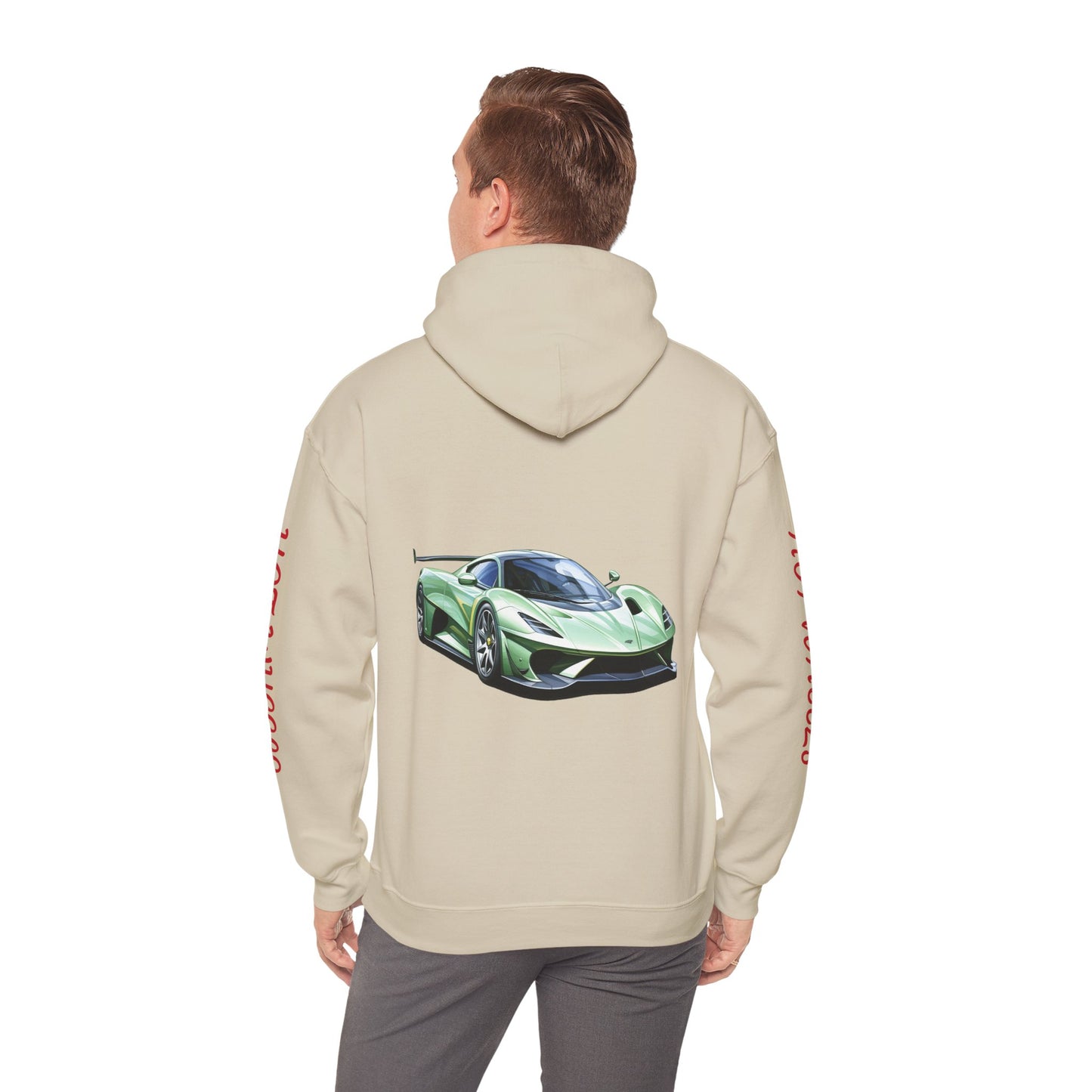 Princess Grace  Hot Wheels Unisex Hooded Sweatshirt Sports Car Lovers Collection