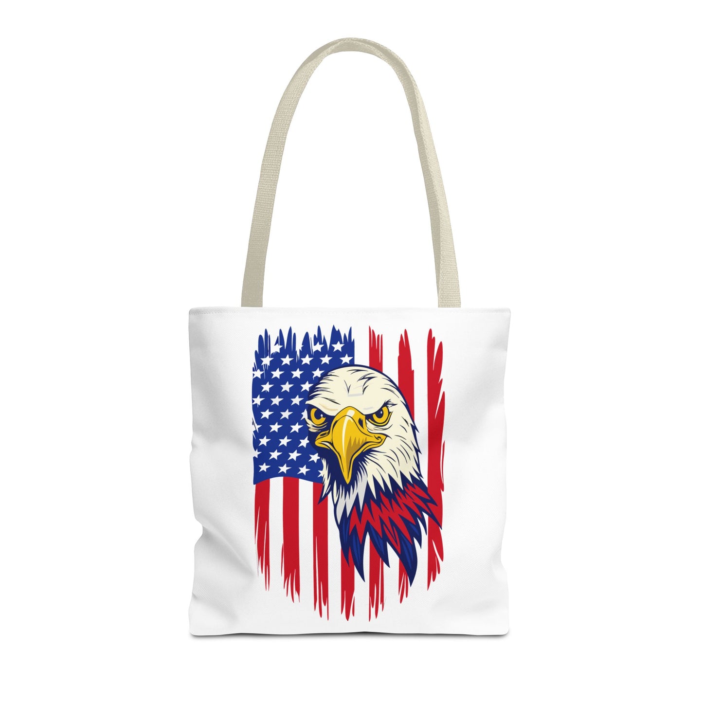 Princess Grace  Patriotic Eagle Tote Bag American Flag Design