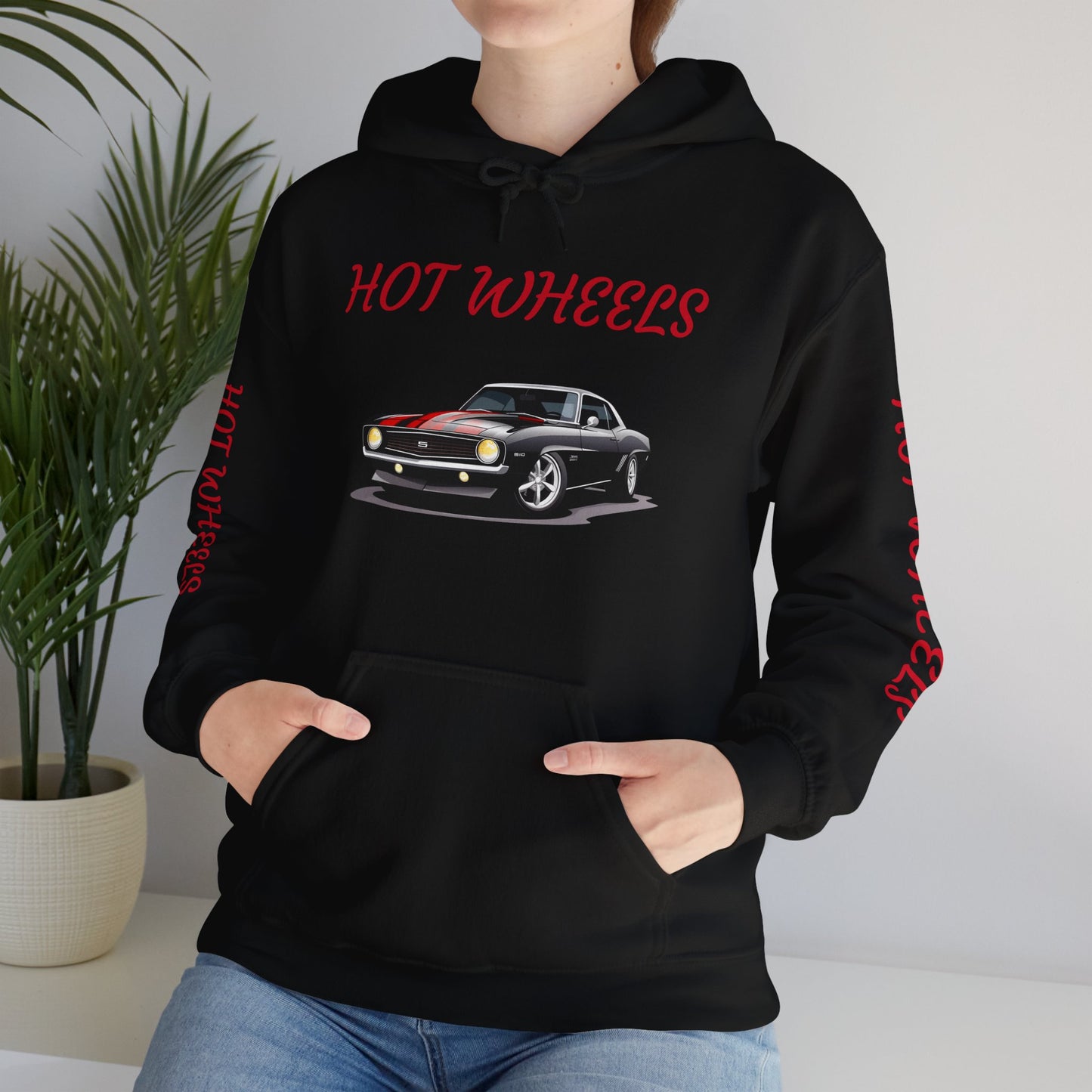 Princess Grace  Cool Hot Wheels Unisex Hoodie Retro Car Design for Auto Enthusiasts