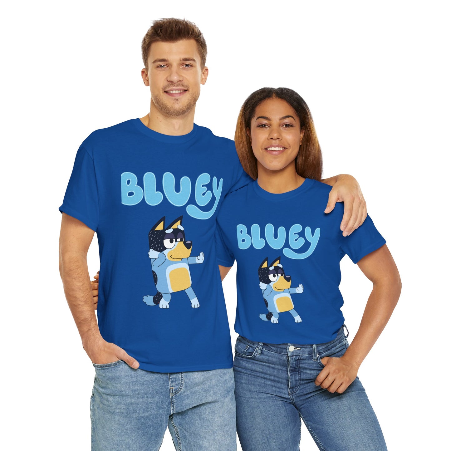 Princess Grace  Bluey Unisex Heavy Cotton Tee  Fun & Playful Kids Shirt