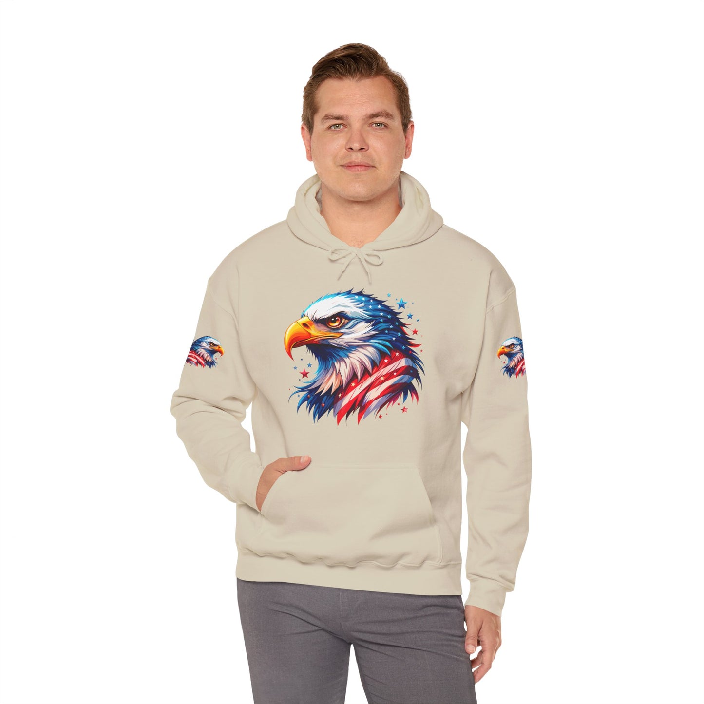 Princess Grace  American  Eagle Unisex Heavy Blend Hooded Sweatshirt
