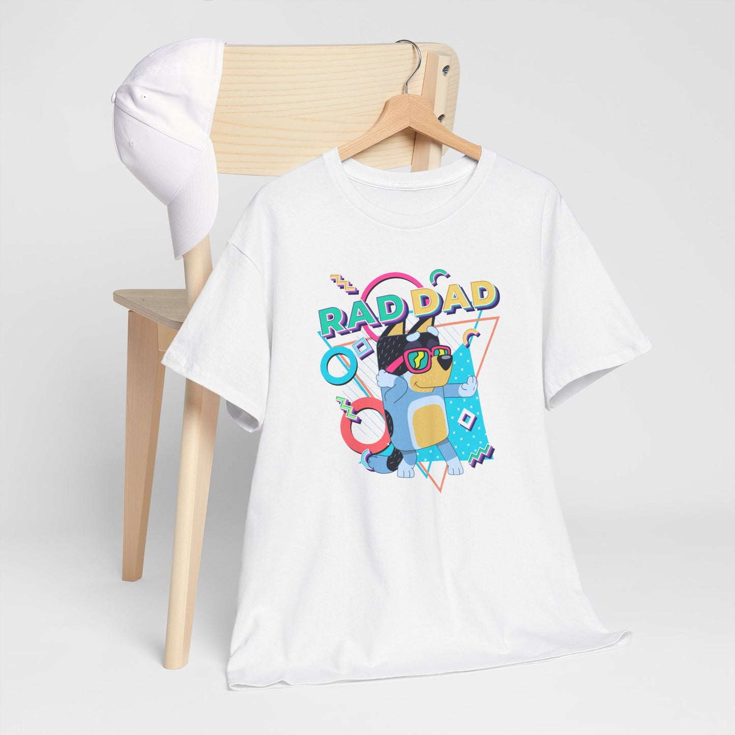 Princess Grace  Bluey  Funny Rad dad Unisex Heavy Cotton Tee  Perfect Gift for Cool Dads