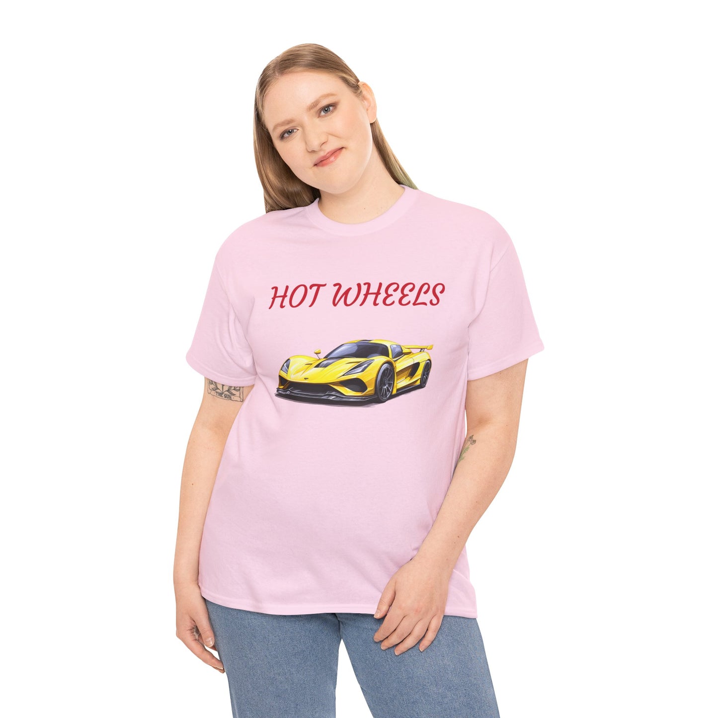 Princess Grace  Hot Wheels Unisex Heavy Cotton Tee Perfect for Car Enthusiasts