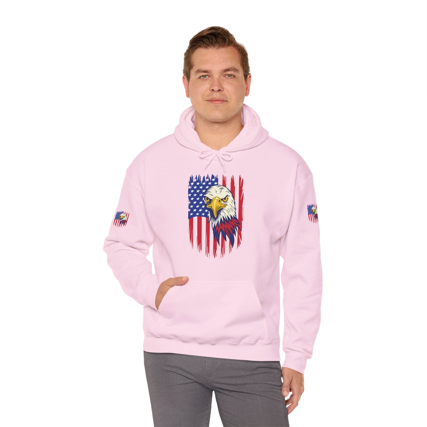 Princess Grace  Patriotic Eagle Unisex Heavy Blend Hoodie