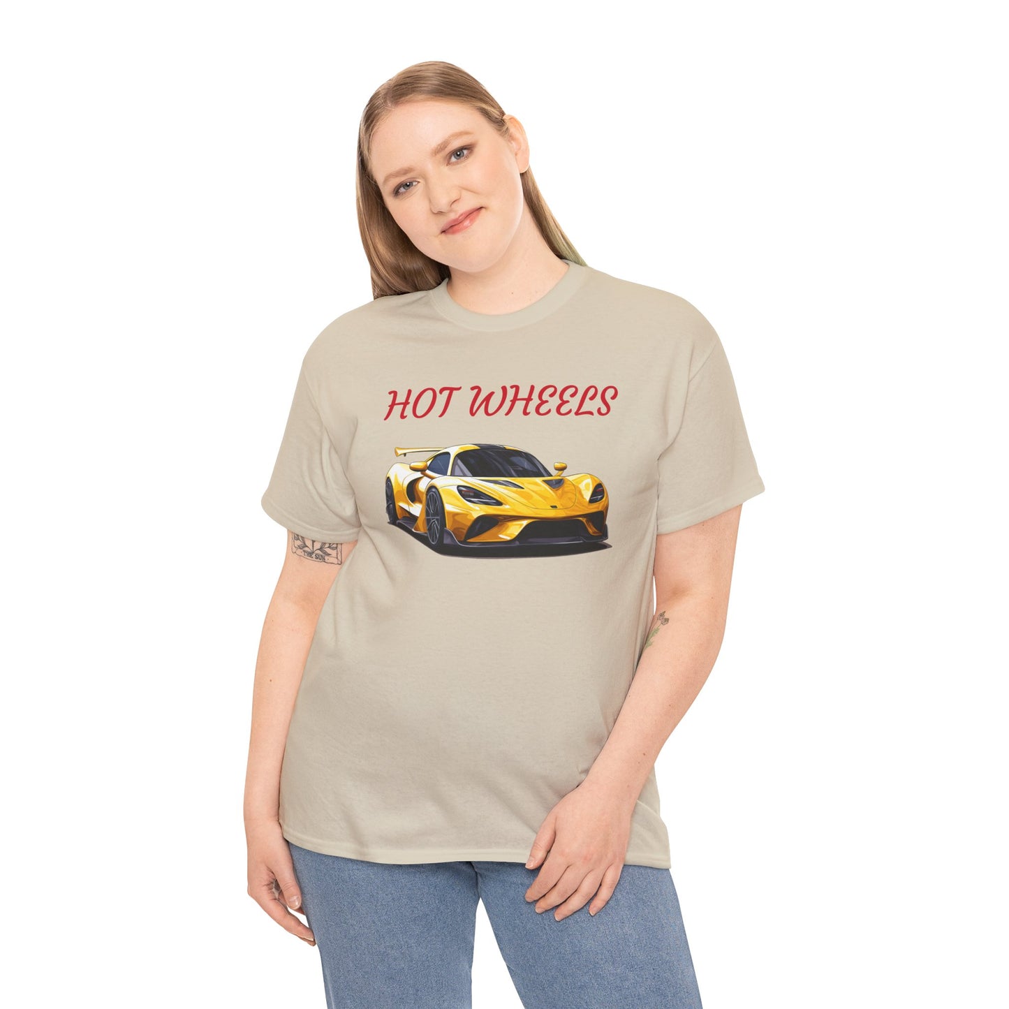 Princess Grace  Hot Wheels Unisex Heavy Cotton Tee Perfect for Car Enthusiasts