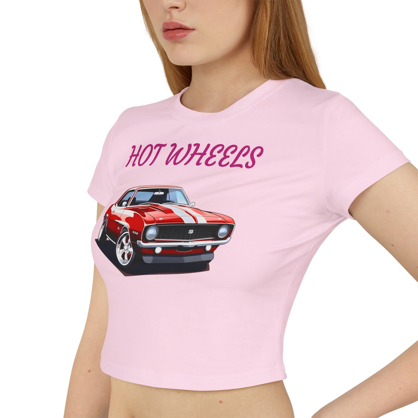 Princess Grace  Retro Hot Wheels Baby Tee for Car Enthusiasts