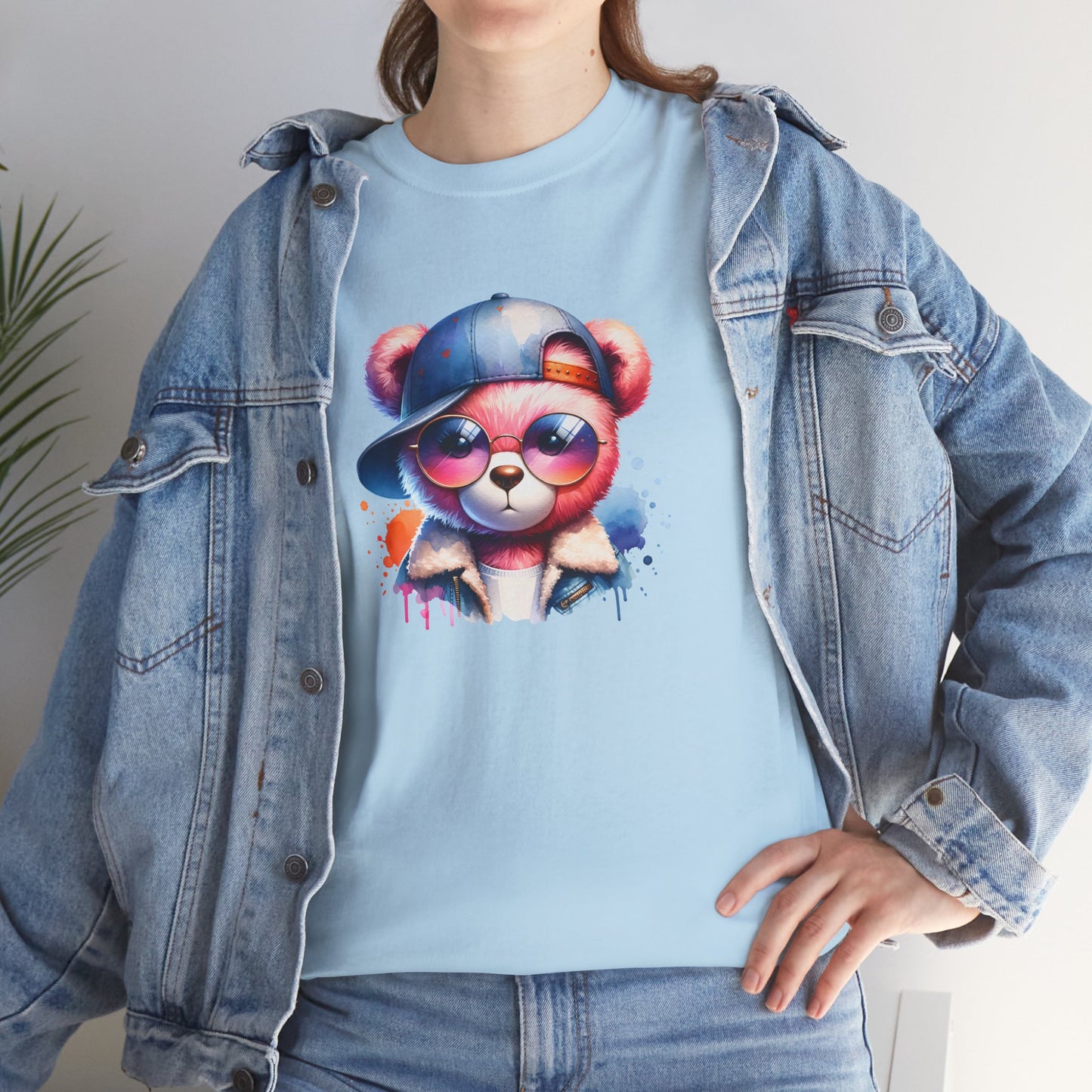 Princess Grace  Cool Bear Graphic Unisex Heavy Cotton Tee  Trendy Streetwear T-Shirt