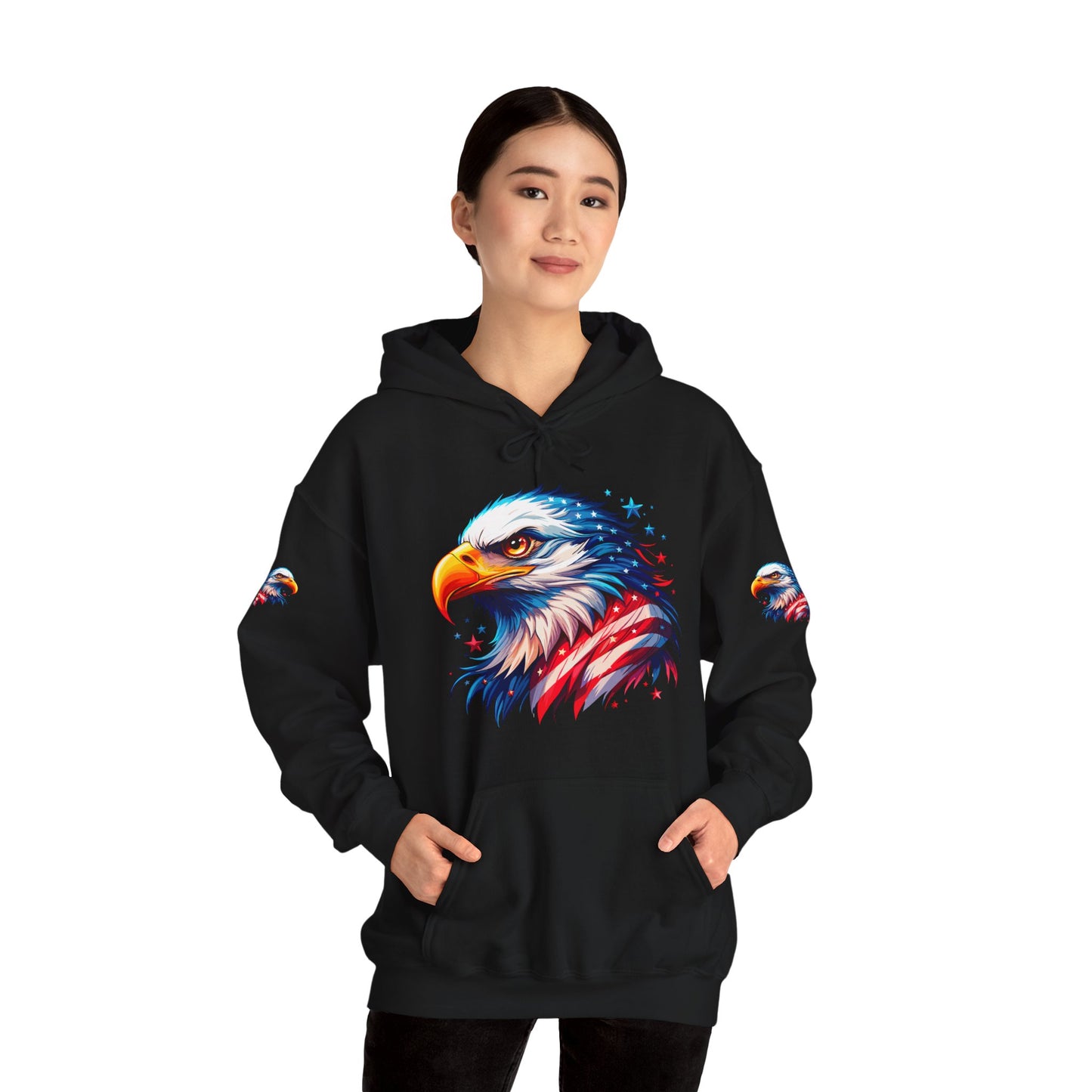 Princess Grace  American  Eagle Unisex Heavy Blend Hooded Sweatshirt