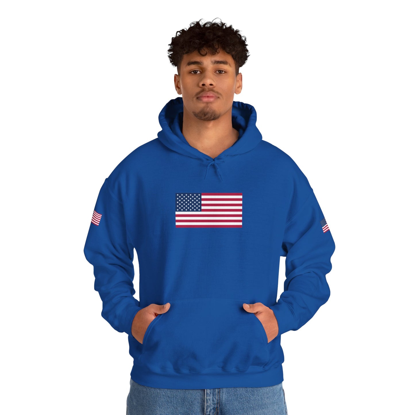 Princess Grace  TEAM USA   American Flag Hoodie Unisex Heavy Blend Sweatshirt