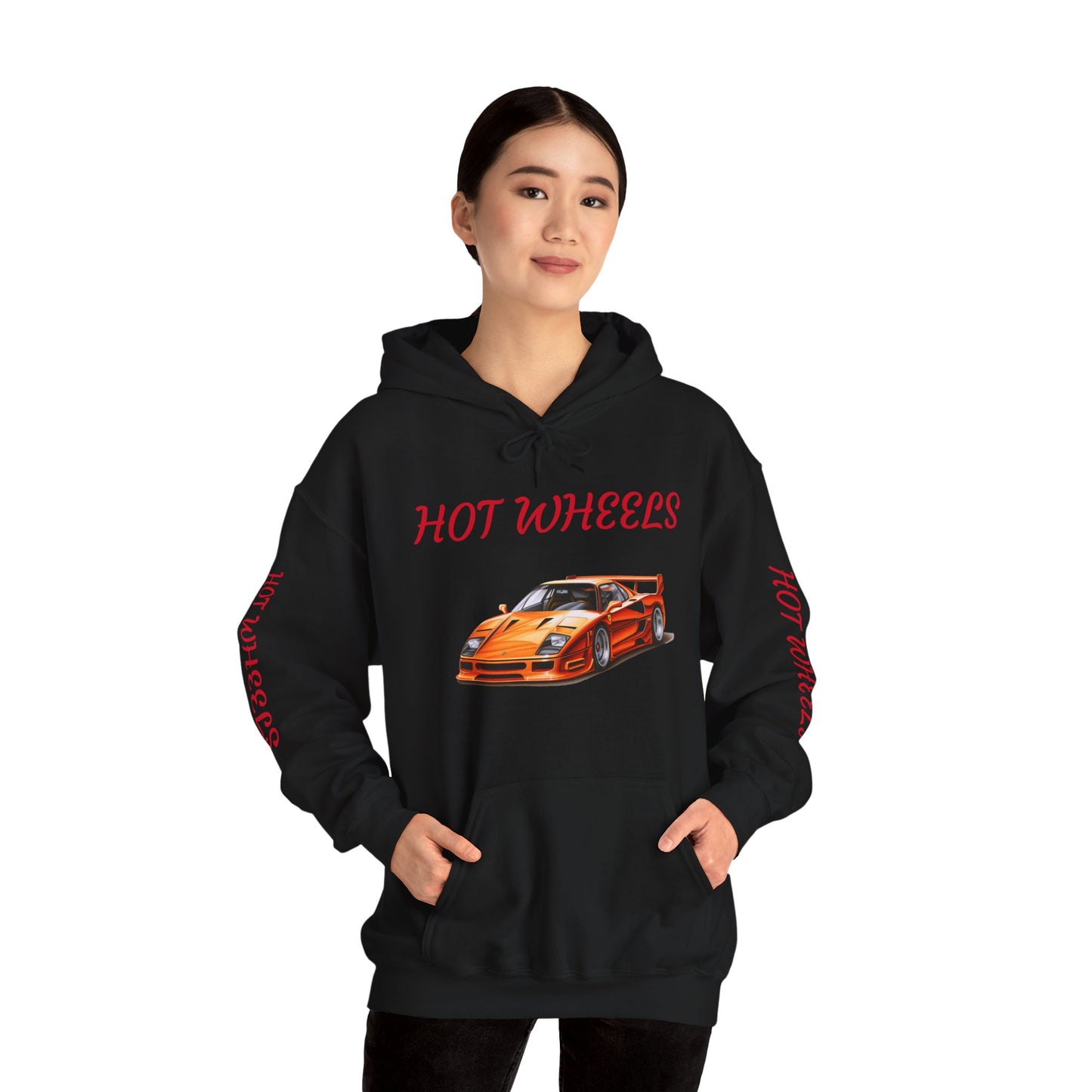 Princess Grace  Hot Wheels Unisex Heavy Blend Hooded Sweatshirt  Retro Racing Style