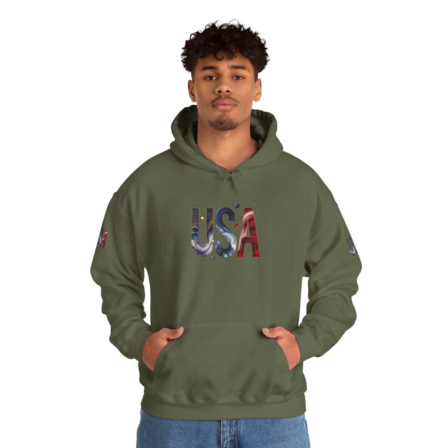 Princess Grace  TEAM USA  Unisex Heavy Bled   Hooded Sweatshirt