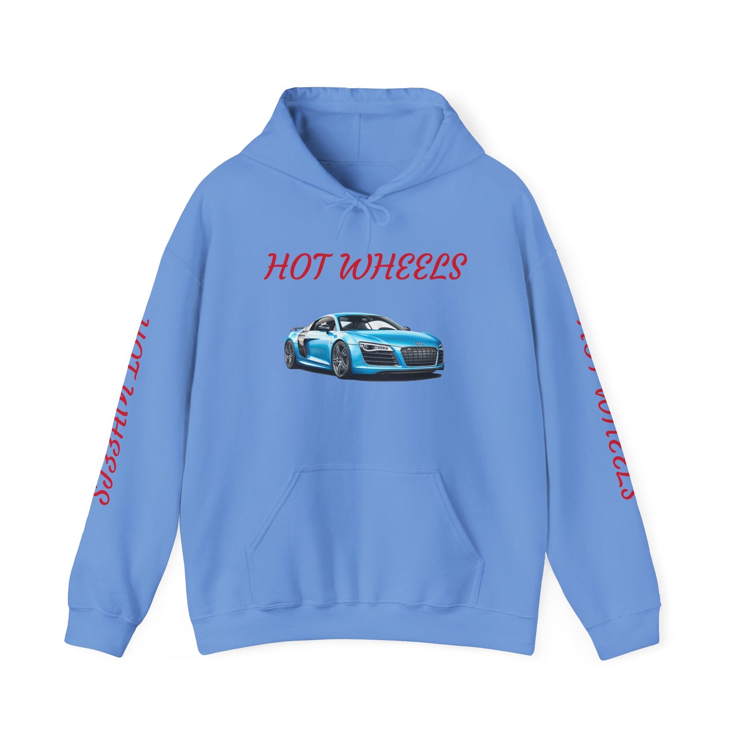 Princess Grace Hot Wheels Unisex Heavy Blen Hooded Sweatshirt Sporty Car Design Perfect for Car Enthusiasts