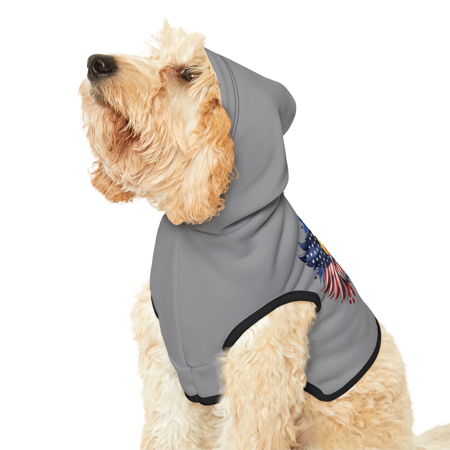 Princess Grace Patriotic Pet Hoodie