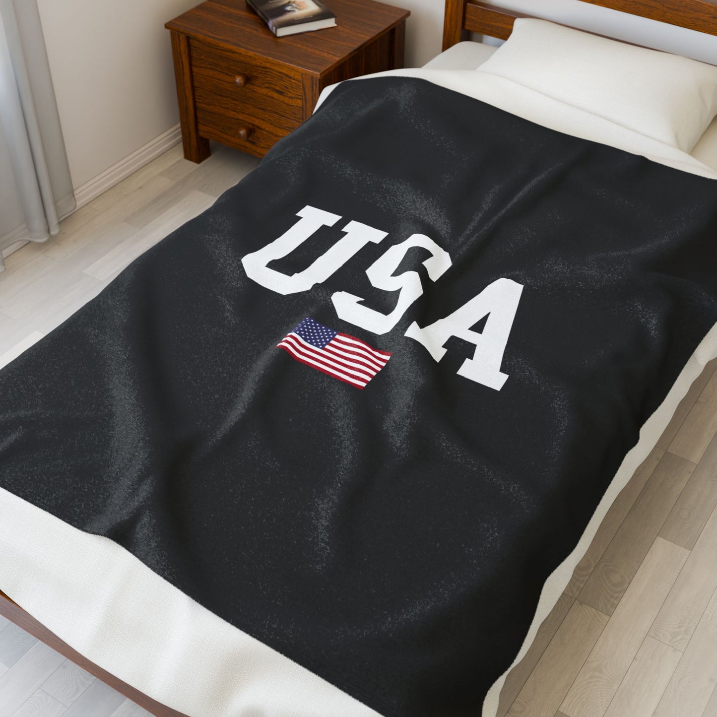 Princess Grace  TEAM USA  Velveteen Plush Blanket