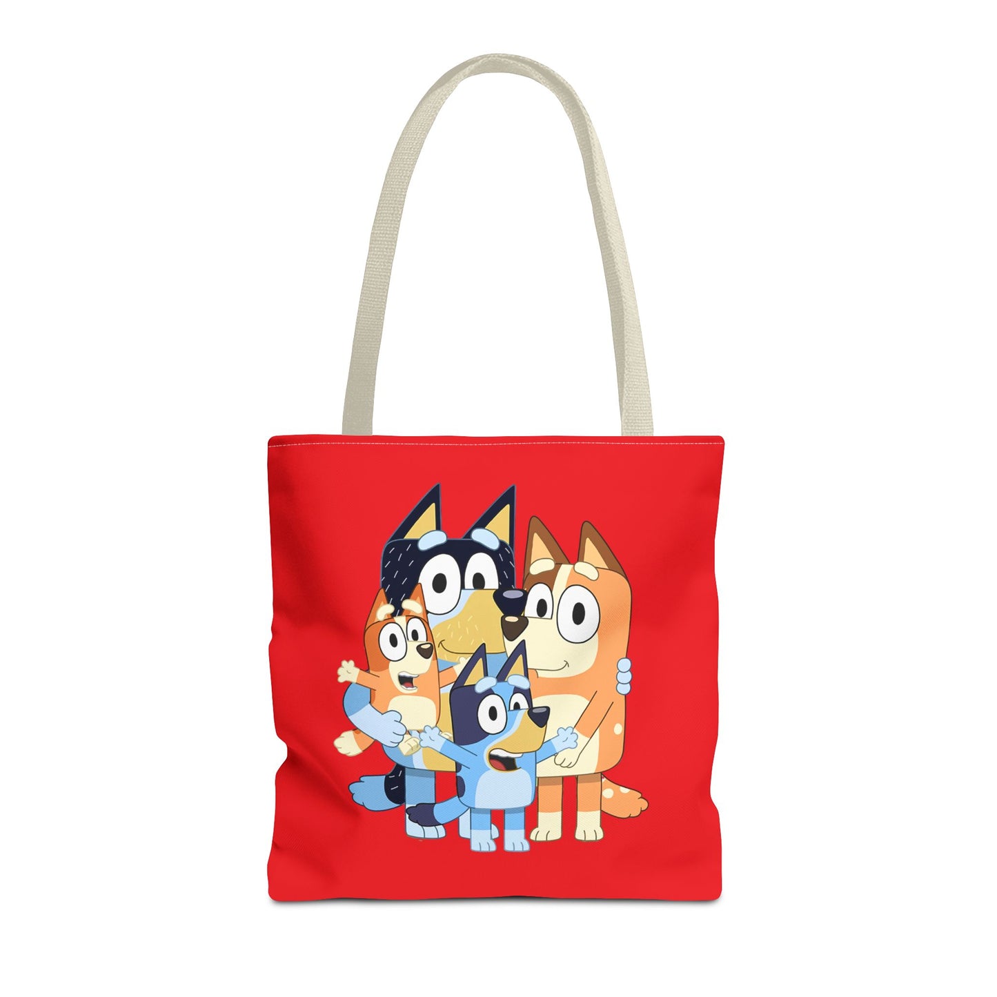 Princess Grace  Colorful Cartoon Family Tote Bag Ideal for Kids and Family Outings