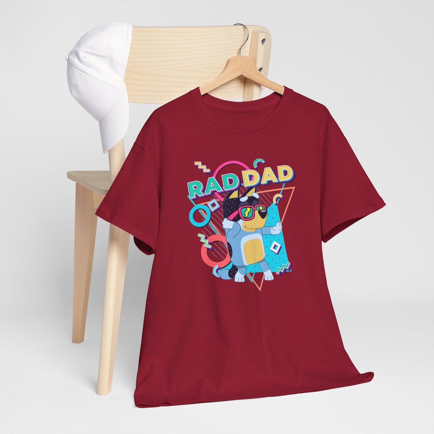 Princess Grace  Bluey  Funny Rad dad Unisex Heavy Cotton Tee  Perfect Gift for Cool Dads