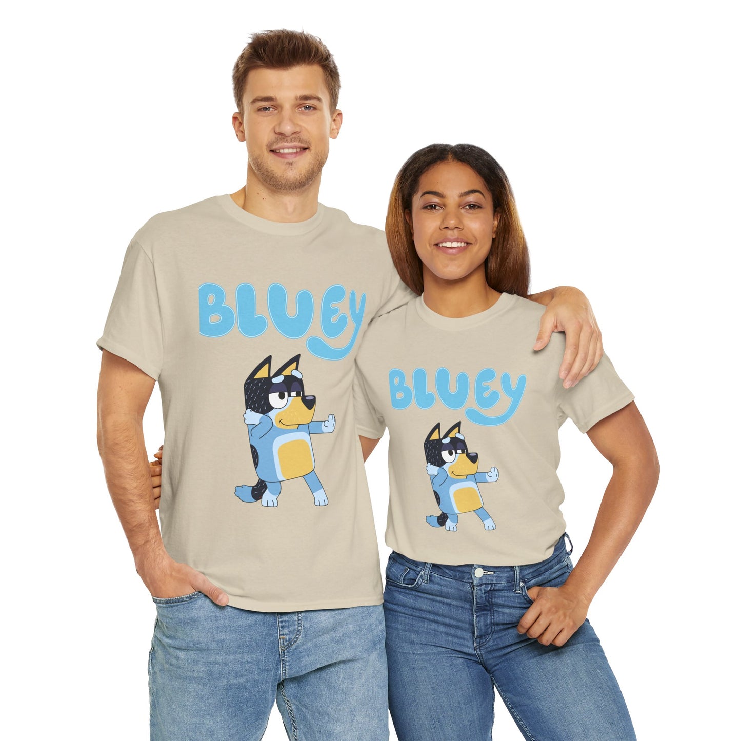 Princess Grace  Bluey Unisex Heavy Cotton Tee  Fun & Playful Kids Shirt