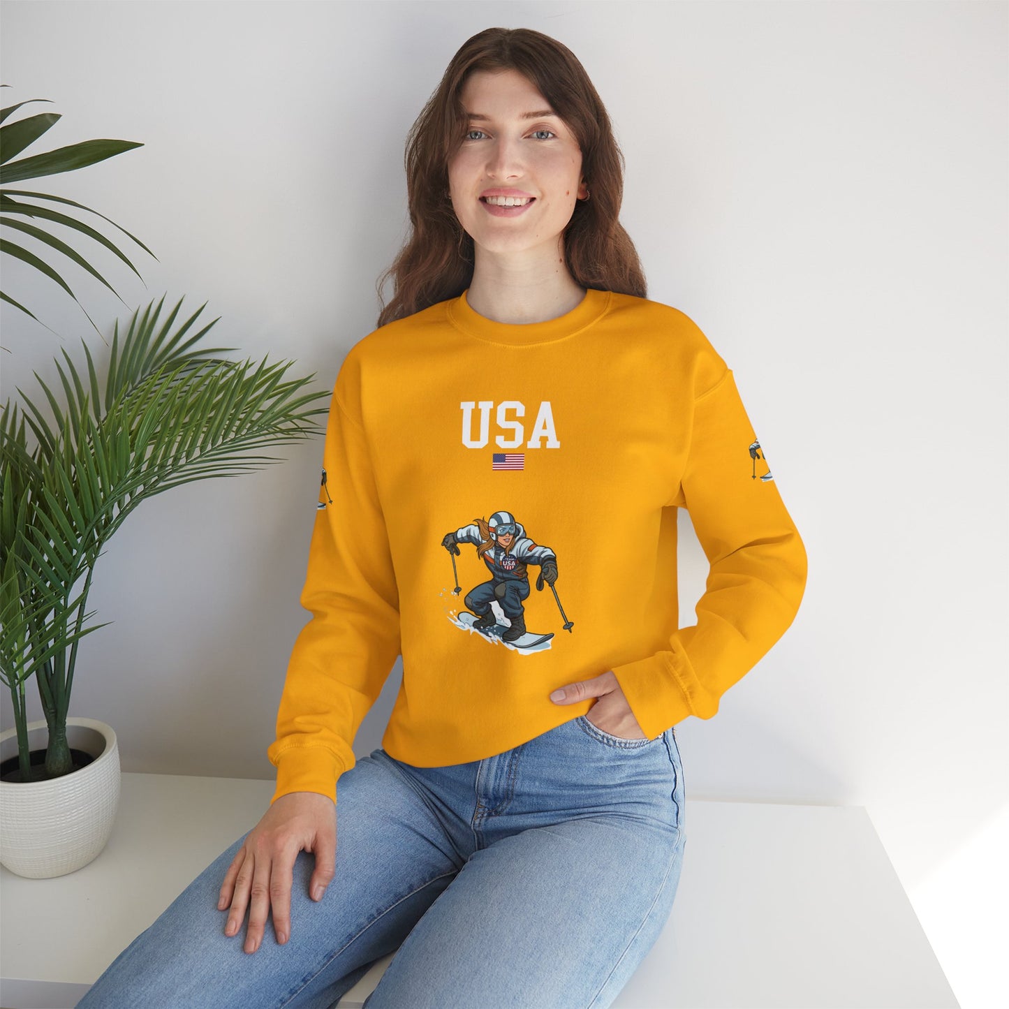 Princess Grace  TEAM USA  Unisex Heavy Blend Crewneck Sweatshirt