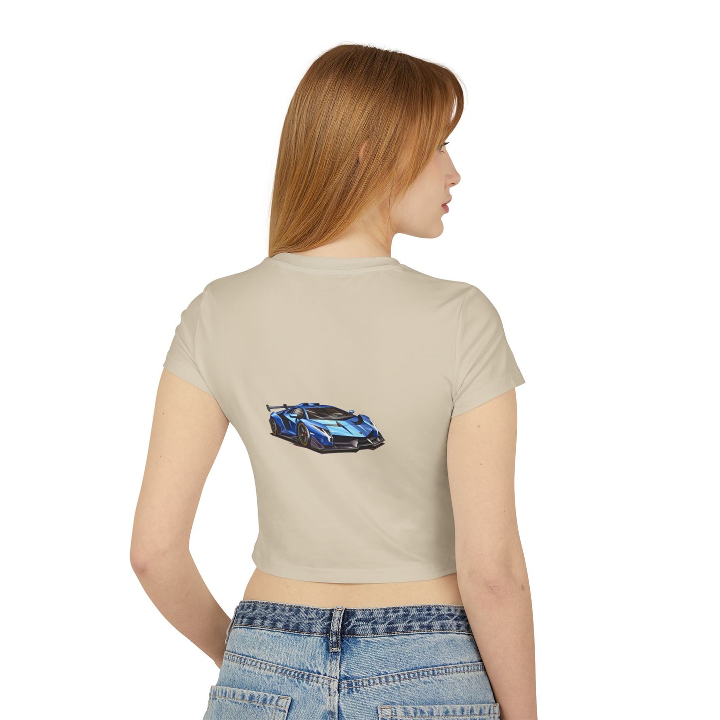 Princess Grace  Hot Wheels Women's Baby Tee Stylish Retro Car Graphic Top