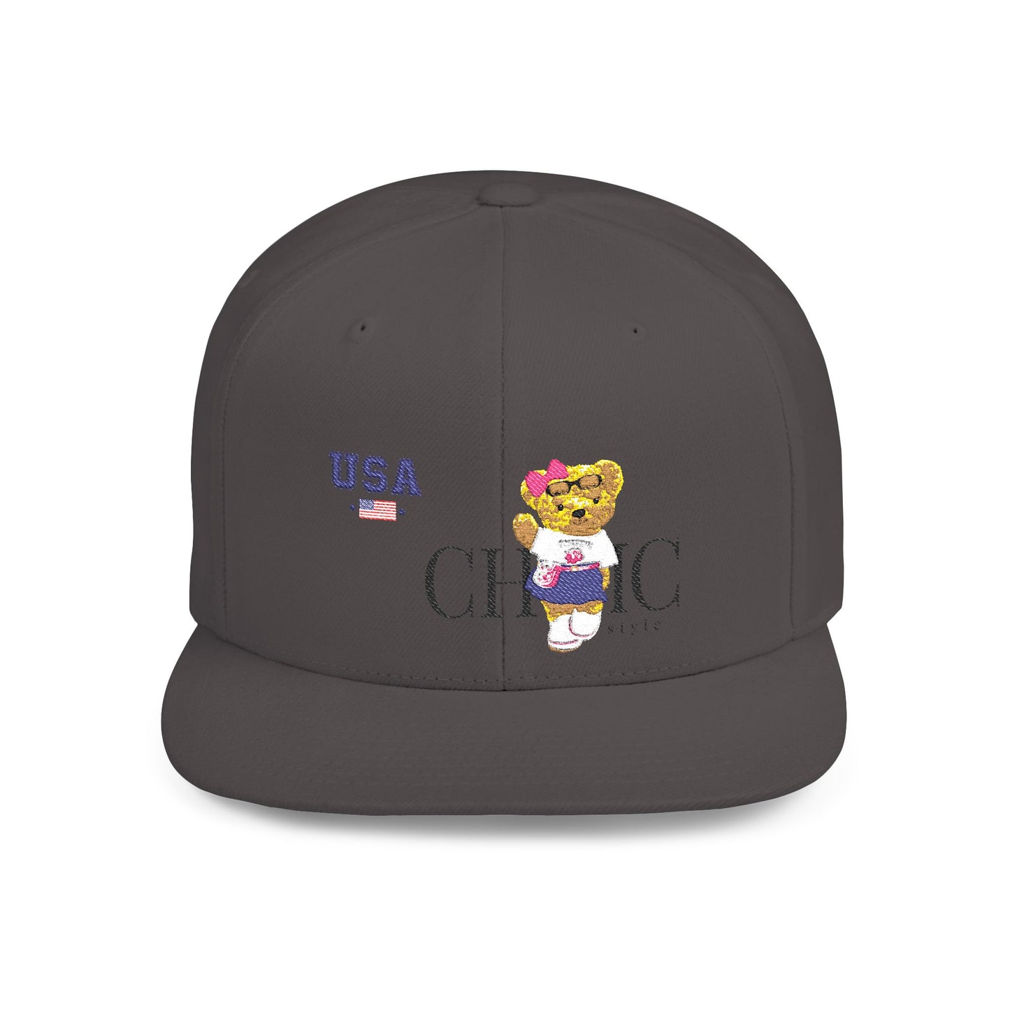 Princess Grace  TEAM USA  Flat Bill Snapback Hat