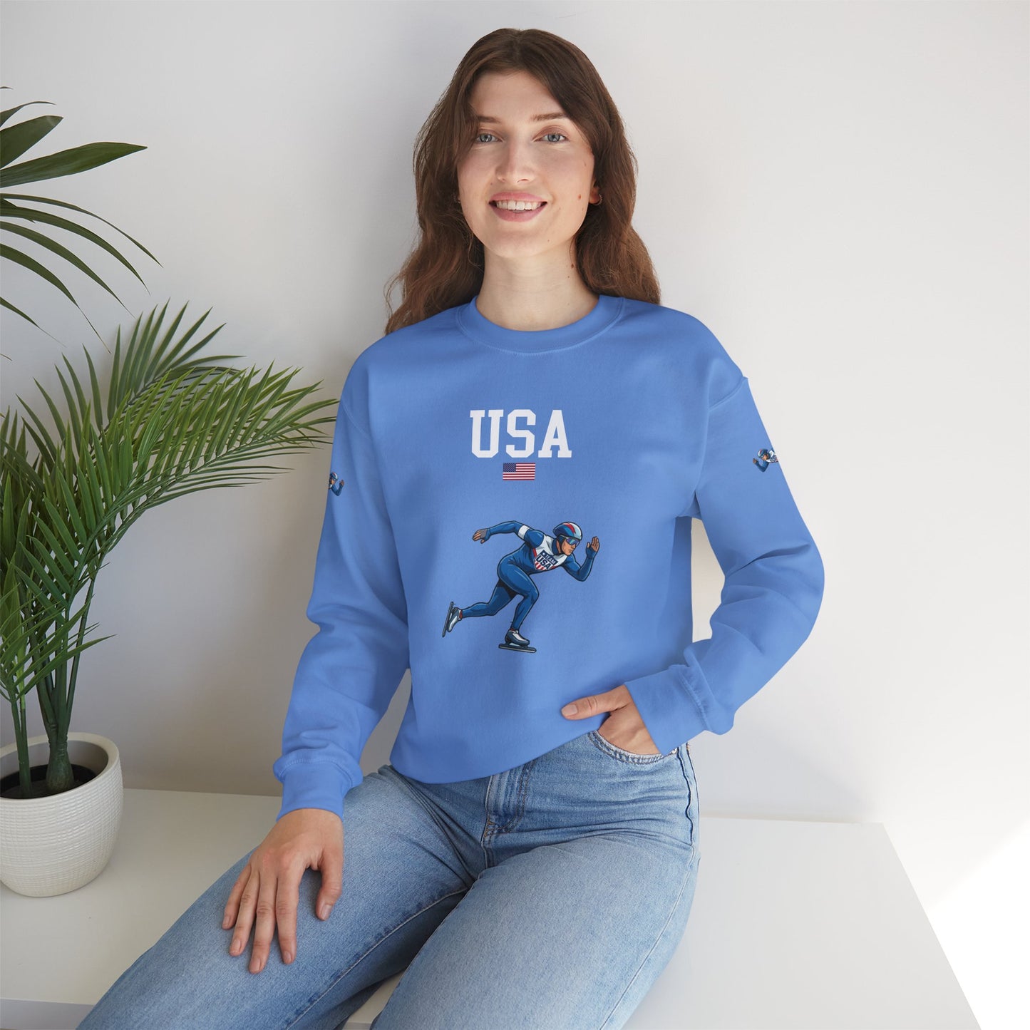 Princess Grace  TEAM USA  Unisex Heavy Blend  Crewneck Sweatshirt