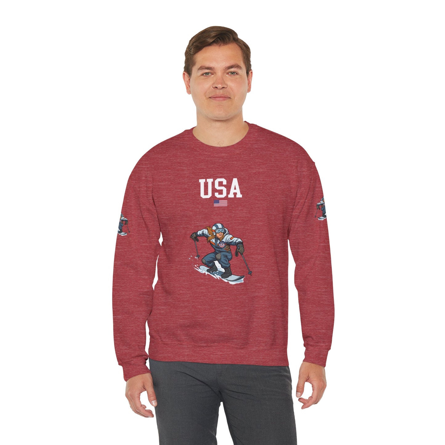 Princess Grace  TEAM USA  Unisex Heavy Blend  Crewneck Sweatshirt