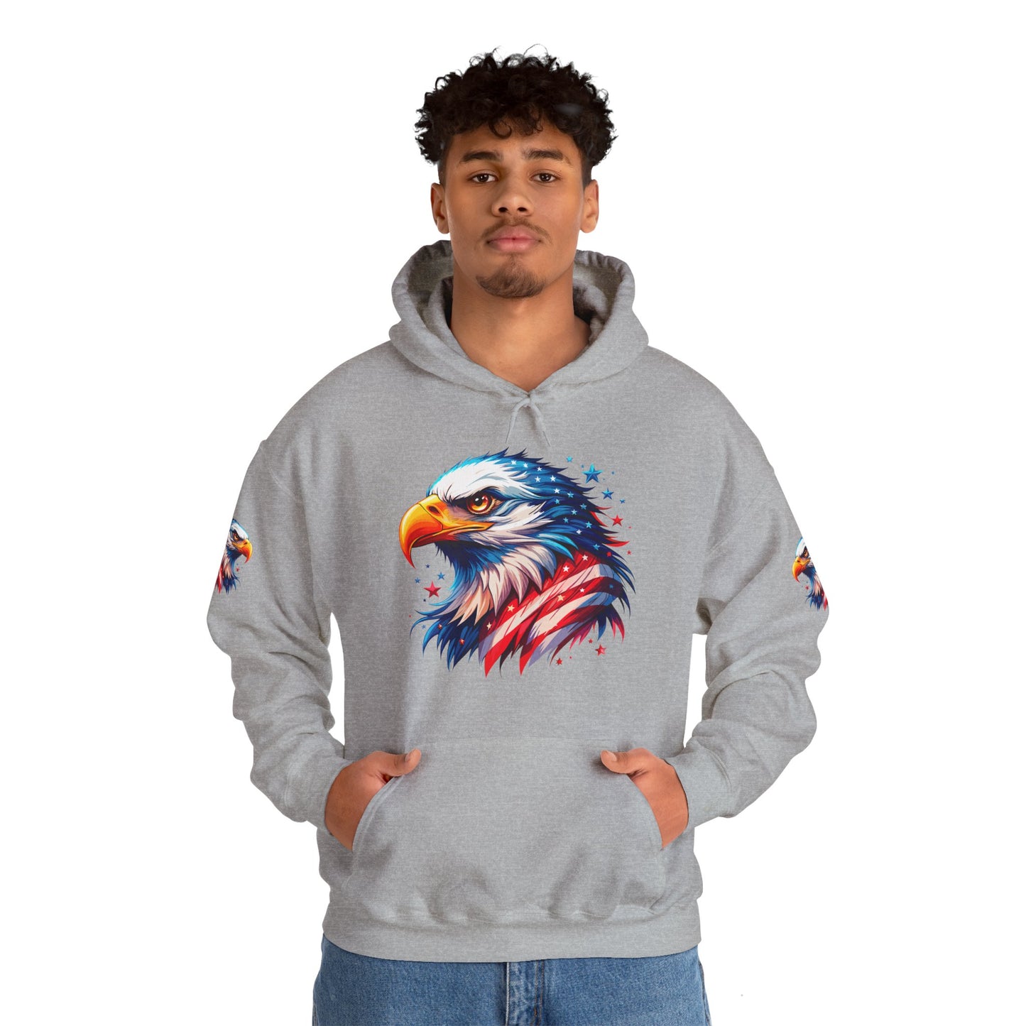 Princess Grace  American  Eagle Unisex Heavy Blend Hooded Sweatshirt