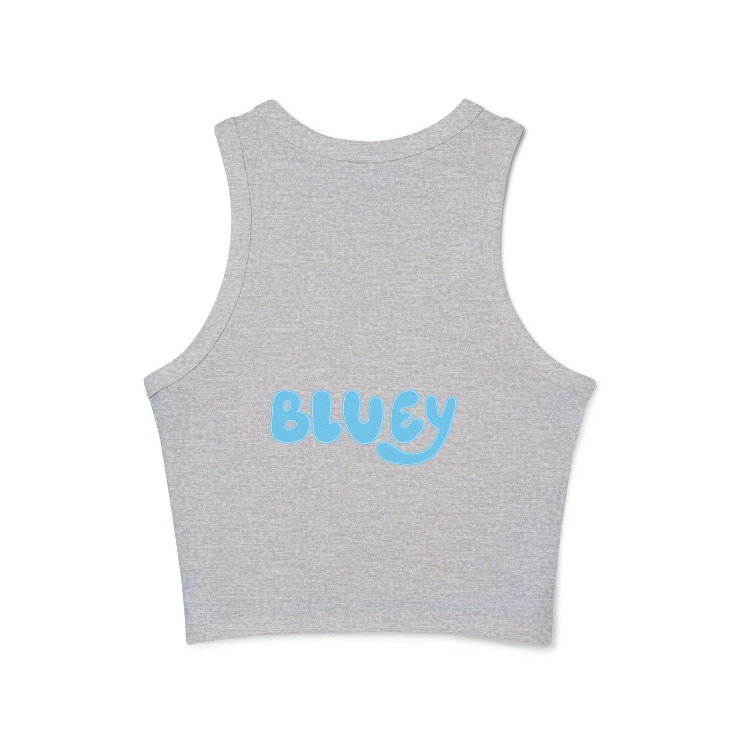 Princess Grace  Colorful Bluey Racer Tank Top  'It's OK to Be Different'