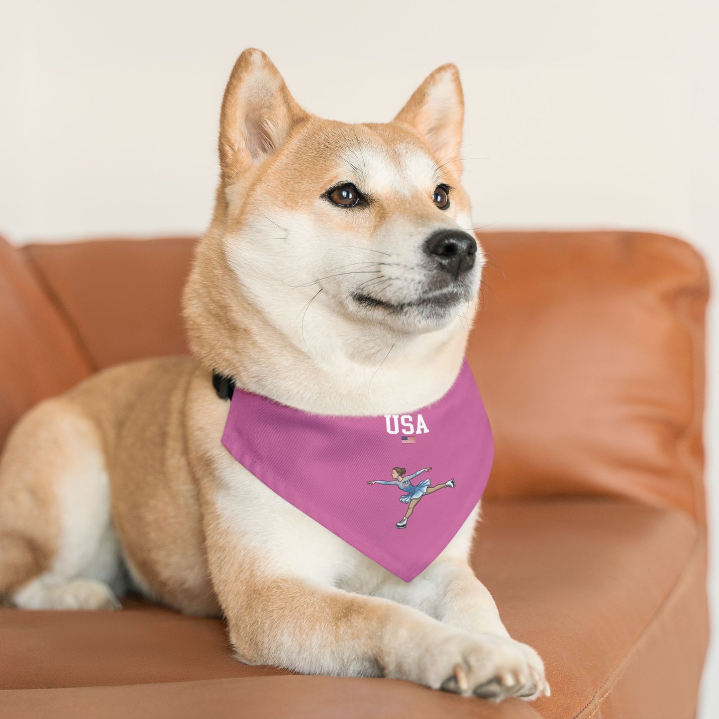 Princess Grace  TEAM USA  Pet Bandana Collar