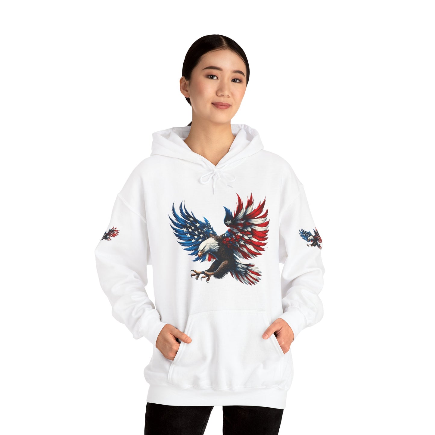 Princess Grace American Eagle Unisex Heavy Blend Hooded Sweatshirt