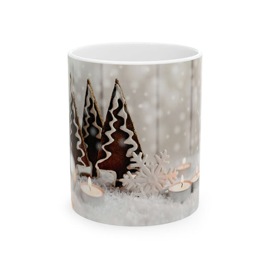 Princess Grace Winter Wonderland Ceramic Mug  Cozy Holiday Drinkware (11oz 15oz)