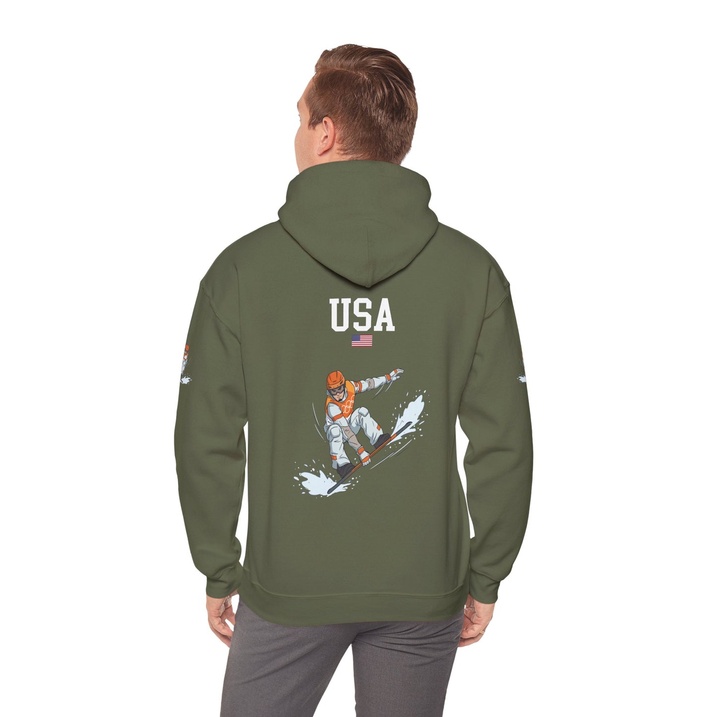 Princess Grace  TEAM USA  Unisex Heavy Blend Hooded Sweatshirt