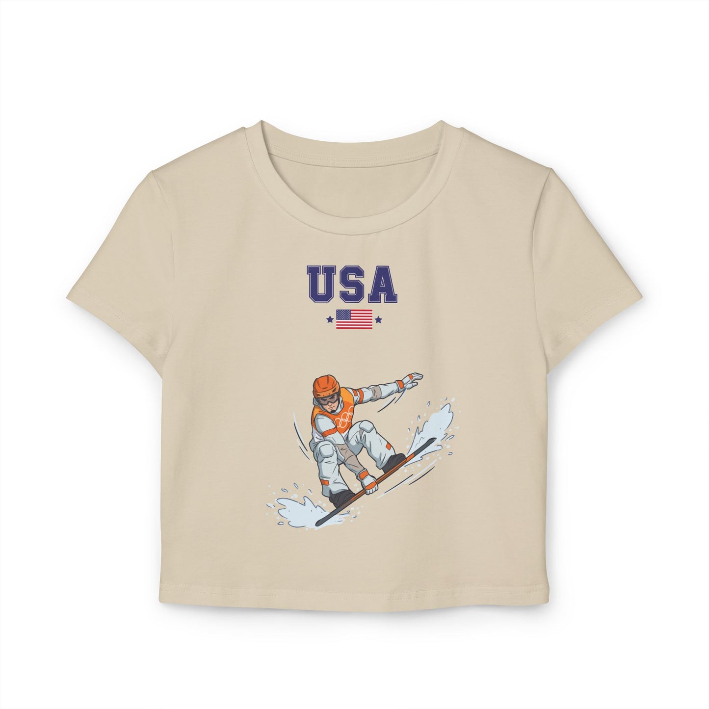 Princess Grace  TEAM USA   Snowboard  Womens  Baby Tee
