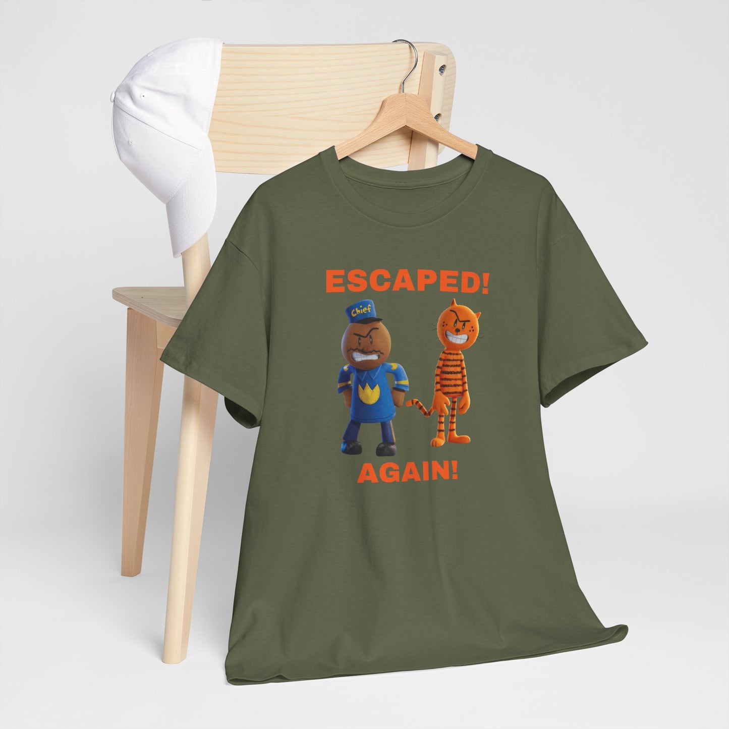 Princess Grace  Humorous Escaped Again Unisex Heavy Cotton Tee
