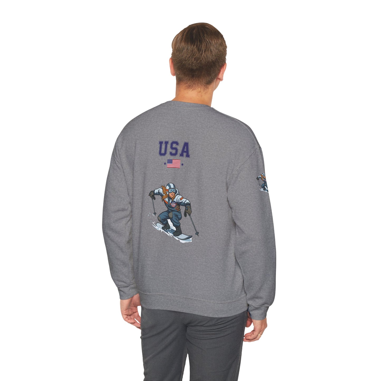 Princess Grace  TEAM USA  Unisex Heavy Blend  Crewneck Sweatshirt