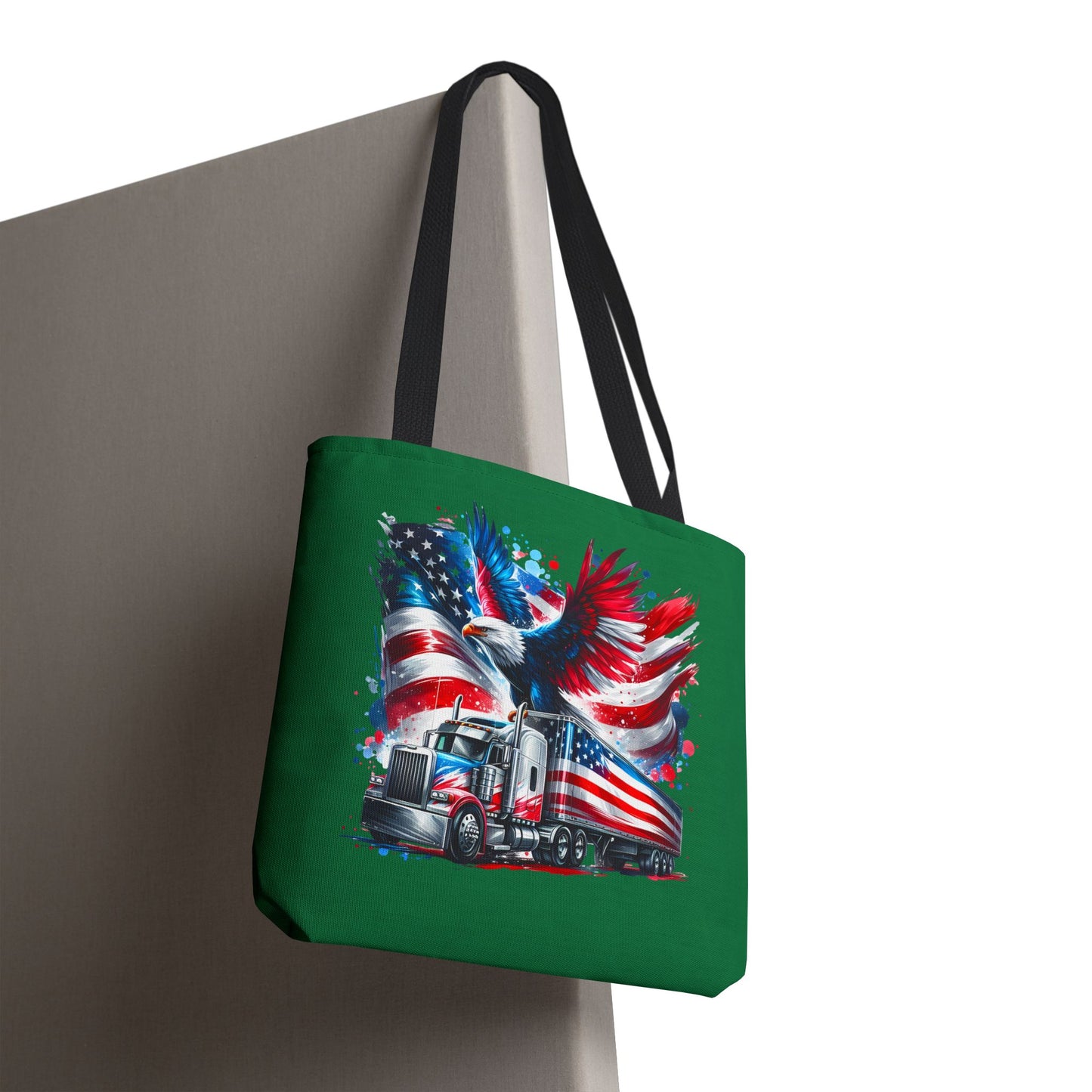 Princess Grace  Patriotic Eagle Truck Tote Bag Celebrate Freedom and Adventure