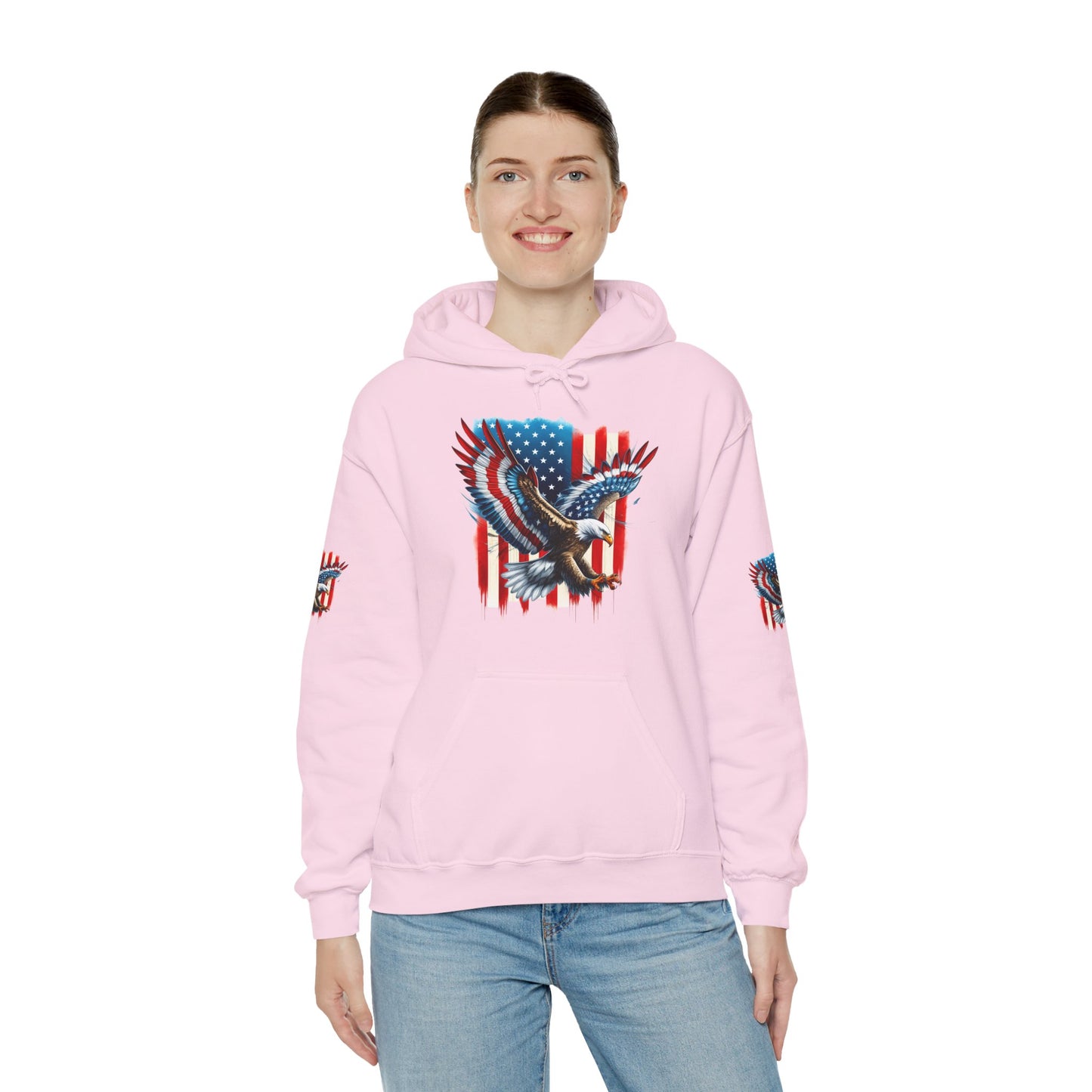 Princess Grace Patriotic Unisex Heavy Blend Hooded Sweatshirt